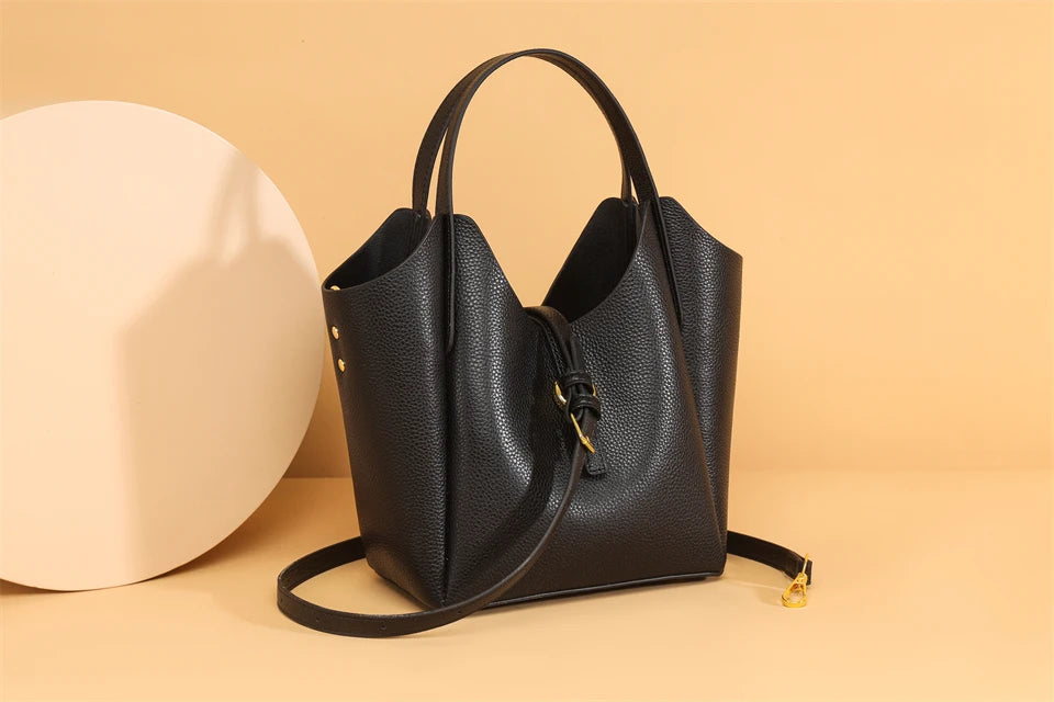 100% Genuine Cow Leather Handbag Women Fashion Elegant Crossbody Bags for Ladies Small Hand Bag Cowhide Shoulder Bags Designer