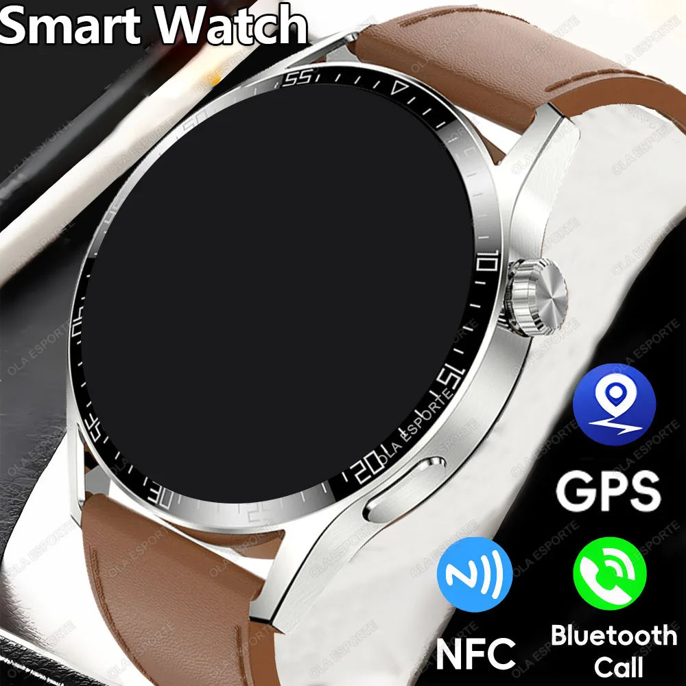 2025 New Smart Watch Men Women GPS 1.36'' AMOLED Touch Screen Smartwatch Heat Rate Monitor BT Call Sport Smart Watches Men Women