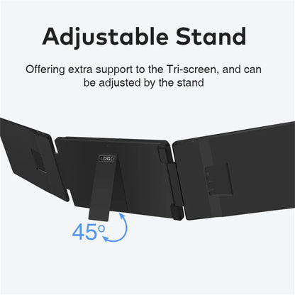 Rospider 15.6 Inch Dual Screen Extender Display FHD IPS Triple Expandable Monitor High Definition for Laptop Productivity