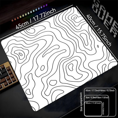 Fluid Mouse Pad 22X18 40X45 Square Computer Accessories Office Game Table Mats Rubber Anti-slip Mousepads Small Decor Desk Pads