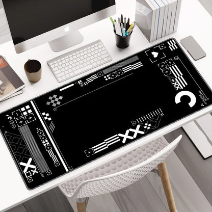 Gaming Clear Shortcut Keys Mouse Pad Cheat Sheet Keyboard Mousepad Desk Mat Rubber Protector Office User Anti Slip Esports Games