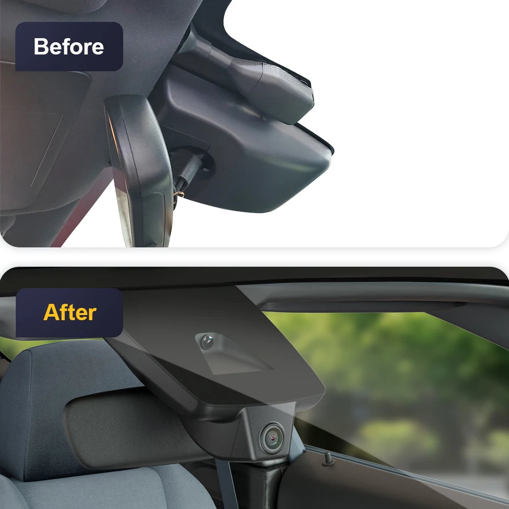 Fitcamx 4K Dash Cam for Lexus IS/ES/GS (2016-2025), Wireless Car DVR Camera with Night Vision, Built-in WiFi, Plug & Play, WDR