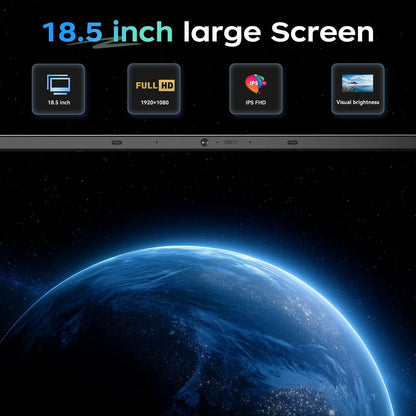 ACEMAGIC 18.5 Inch Laptop Intel Lake N150 16GB DDR4 512GB SSD FHD Windows 11 8000mAh Battery Expandable to 2TB Gaming Notebook