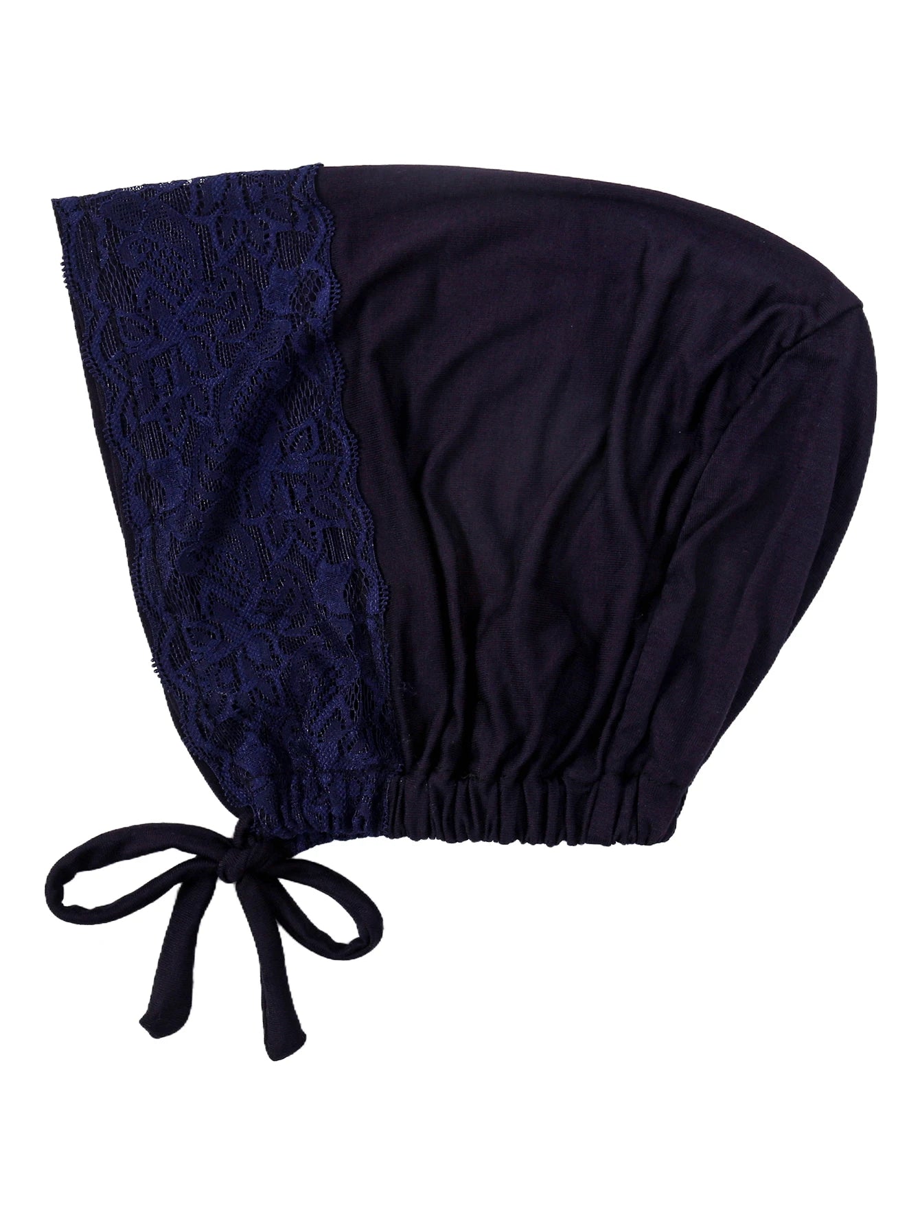 Soft Elastic Strap Muslim Turban Hat Lace Inner Hijab Caps Islamic Underscarf Bonnet India Hats Female Headwrap Turbante Mujer
