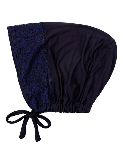Soft Elastic Strap Muslim Turban Hat Lace Inner Hijab Caps Islamic Underscarf Bonnet India Hats Female Headwrap Turbante Mujer