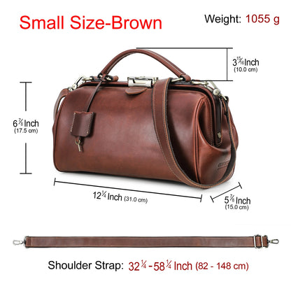 CONTACT'S Genuine Leather Top Handle Bags for Women Sling Shoulder Bags Tote Bag Handbags Metal Frame Female Bags Ladies Fashion
