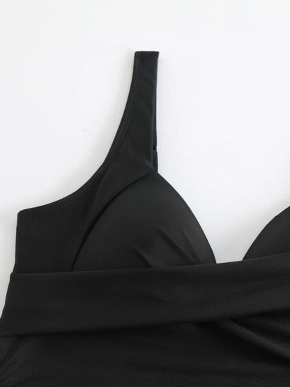 2026 Plain Ruched Swimsuit Women One Piece Solid Swimwear Female Beachwear Bathers Bathing Swimming Swim Bodysuit Summer