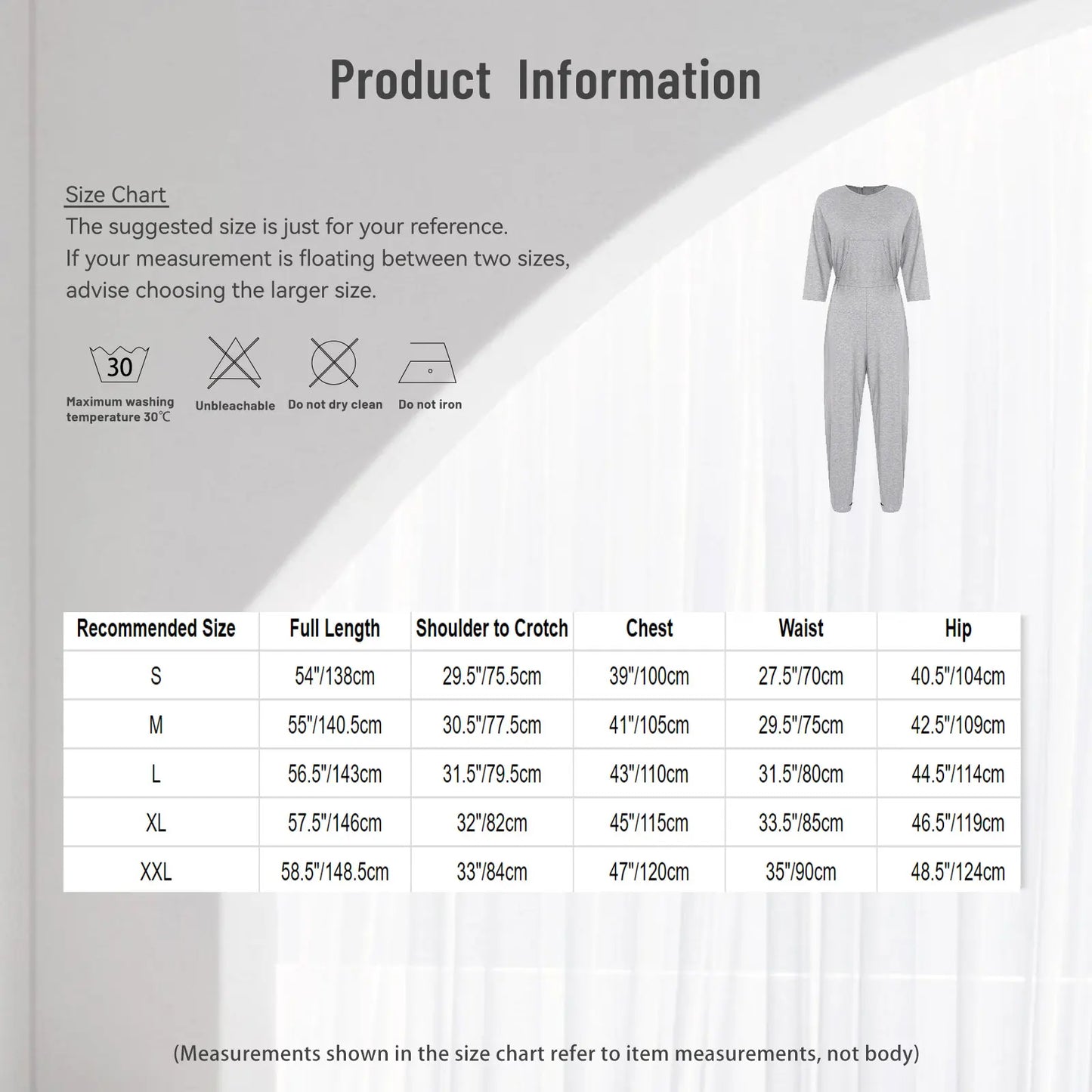 Women's Elderly Anti-Strip Adaptive Jumpsuit Back Legs Zip Long Sleeve Long Pants Nursing Rompers for Special Needs Disabilities