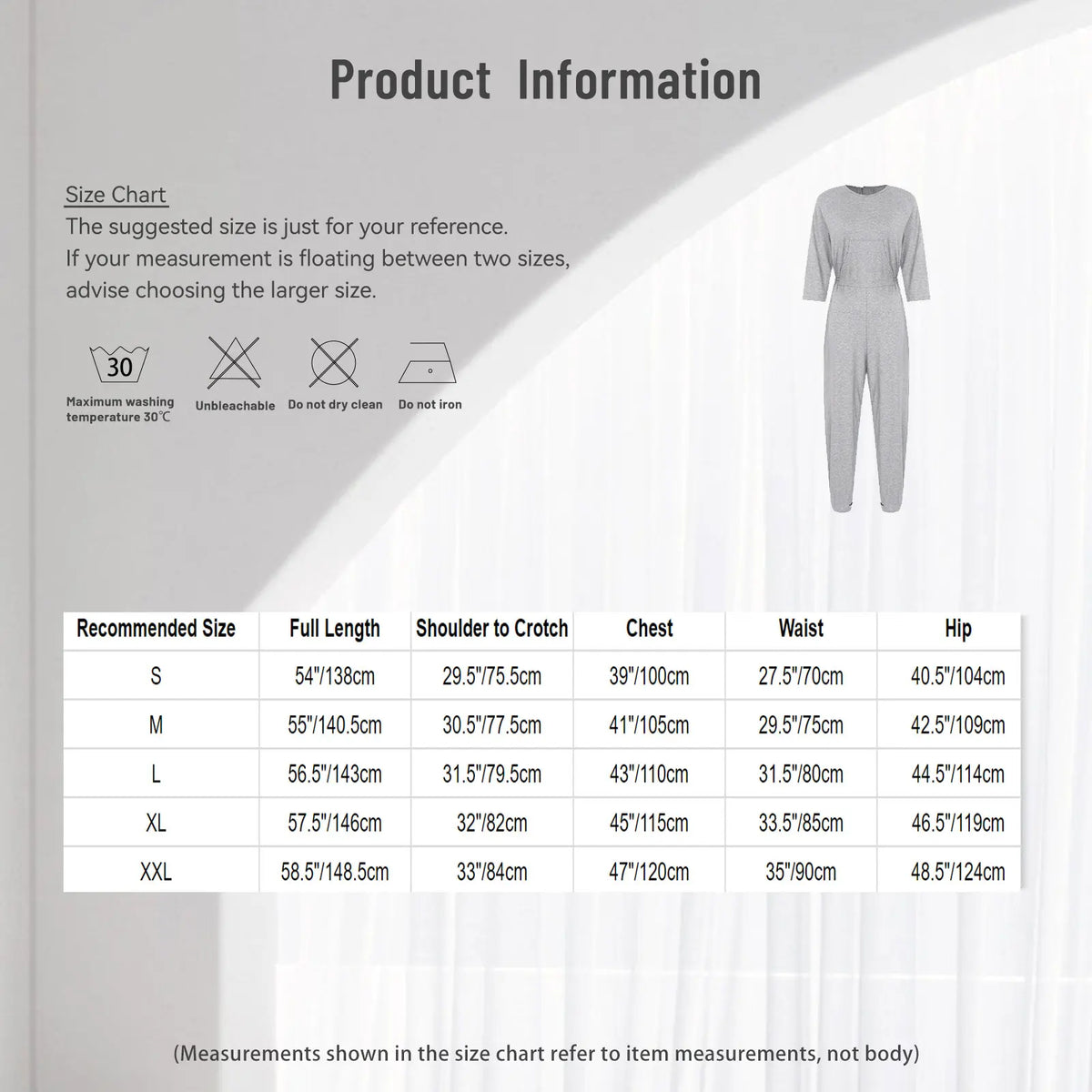 Women Special Needs Clothing Cotton Elderly Anti-Strip Adaptive Jumpsuit Back Legs Zip Long Sleeve Long Pants Nursing Rompers