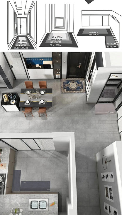 L-Liebherr Entrance Doormat Bath Mats Non-slip Mat Entrance Of House Custom Carpet Kitchen Foot Mat Rug Carpets