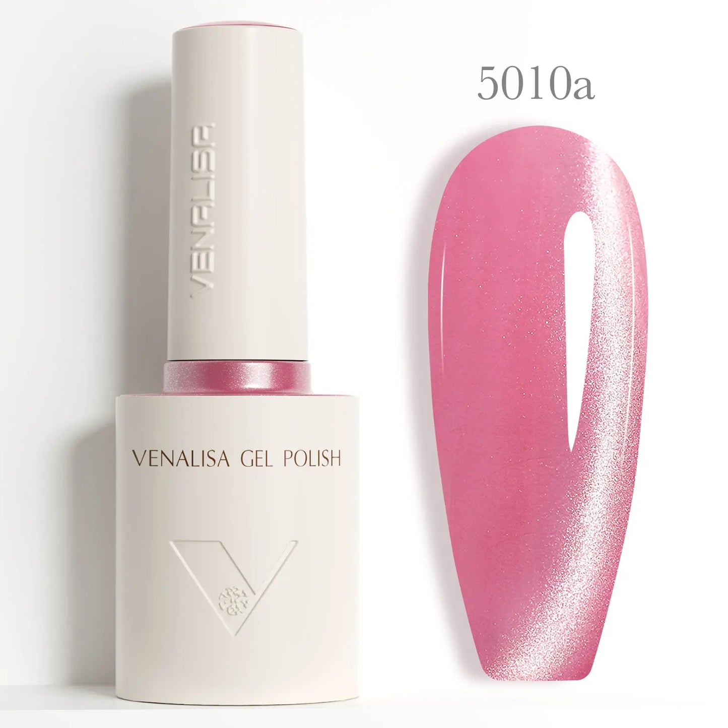 Venalisa 10ml HEMA TPO Free Red Cat Eye Gel Polish Soak Off UV LED Magnetic Nail Polish Diamond Top Long Wear Gel Varnish