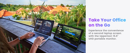 UPERFECT 18 Inch 4K Portable Monitor IPS Display 3840x2160 External Second Gaming Screen For Gaming Laptop PS4 Switch Mini PC