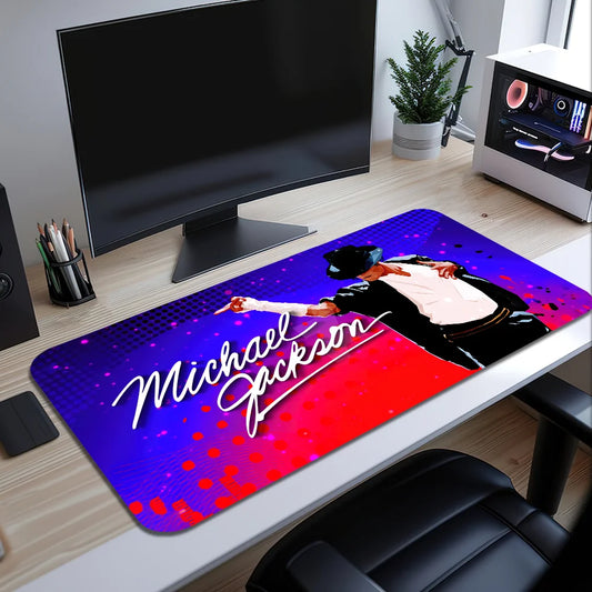 M-Michael J-Jackson Mouse Pad Large Desk Mat Keyboard Ergonomic Office Rubber PC Non-slip Anti-fray Home Custom Best Price