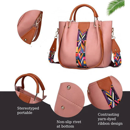 4 Pcs Luxury Handbag Large Capacity Tote Bag Women's Bag Fashion Shoulder Bag,Wallet,Card Case