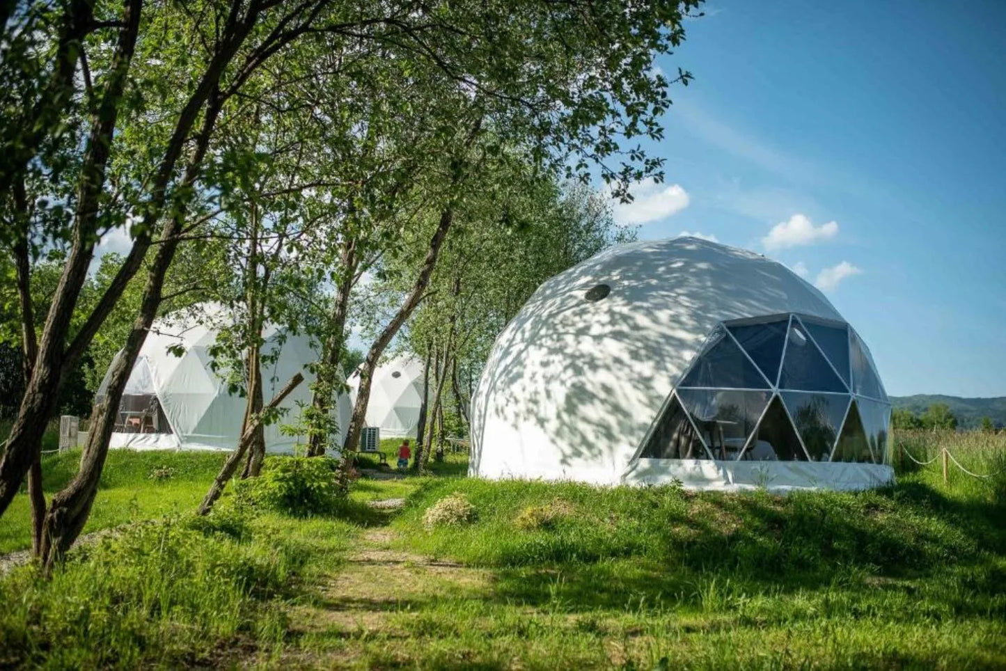 Luxury Geodesic Dome Tent For Glamping Resort Outdoor Hotel Business Custom Modular Accommodation With Premium Design
