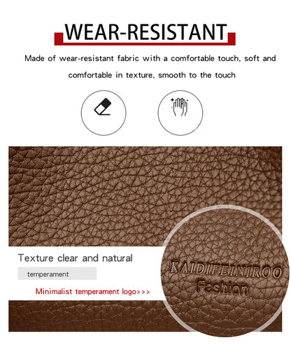 Women Soft Leather Top-Handle Bags Luxury Designer Handbag Solid Color Ladies Shoulder Crossbody Bag And Purse Commuting Sac