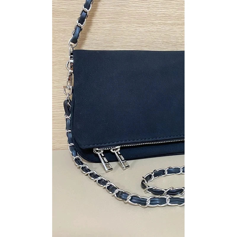 New Fashion Women Envelope Bag PU Leather Retro Crossbody Bag Luxury Design Ladies Shoulder Bag