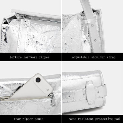 FOXER 2026 Summer New Women's Shoudle Bag Genuine Leather Fashion Female Crossbody Bag Luxury Ladies Bag for Commute & Daily