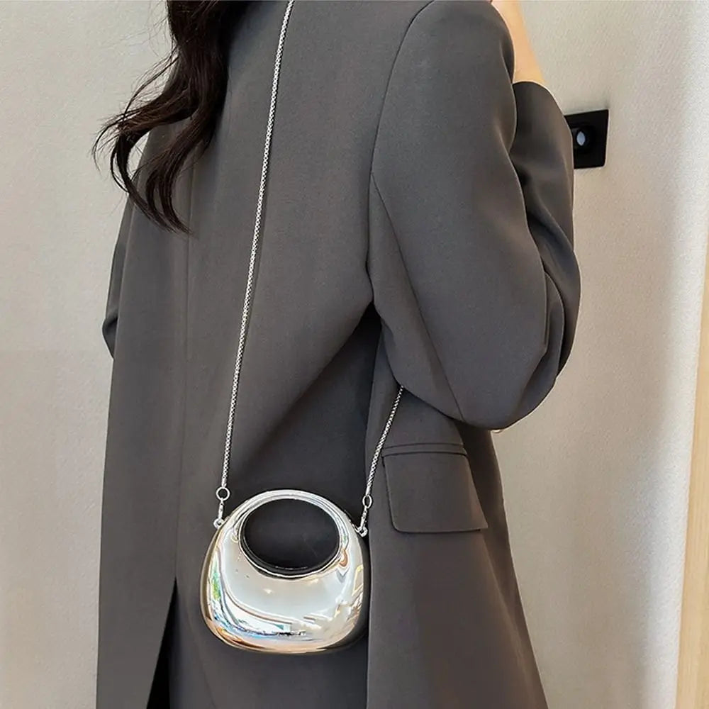 Fashion Acrylic Clutch Bags Elegant Small Handbags Portable Handle Wrist Bag for Women