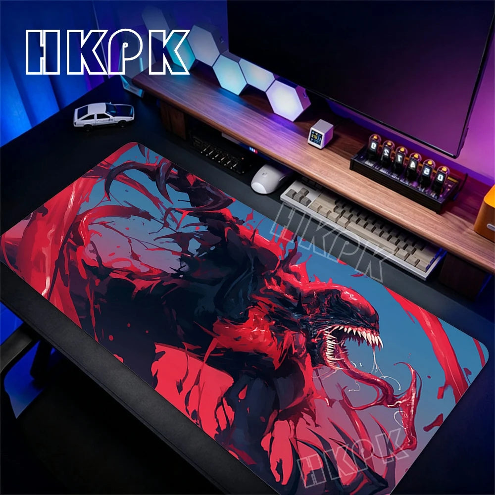 90x40cm Mouse Pad Gaming Large Dywan Gamer Keyboard HD Desk Mat Non-Slip Rubber Table Carpet Mousepad Venoms XXL For Computer