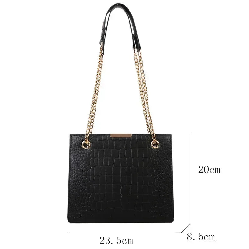 2026 Fashion Luxury Female Crossbody Bags for Women Designer Shoulder Bag Chain Solid Color Messenger Bag Handbags