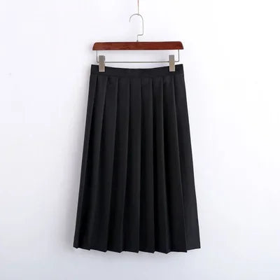 Spring Autumn Long Sleeve Japanese JK Sets School Uniforms Girls Musketeers High School Women Novelty Pleated Skirt Sailor Suits