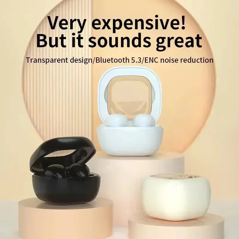 Lenovo SK19 Mini Wireless Bluetooth 5.3 Earphones Invisible Sleep Headphones for Huawei Xiaomi Redmi Noise Reduction Heasets