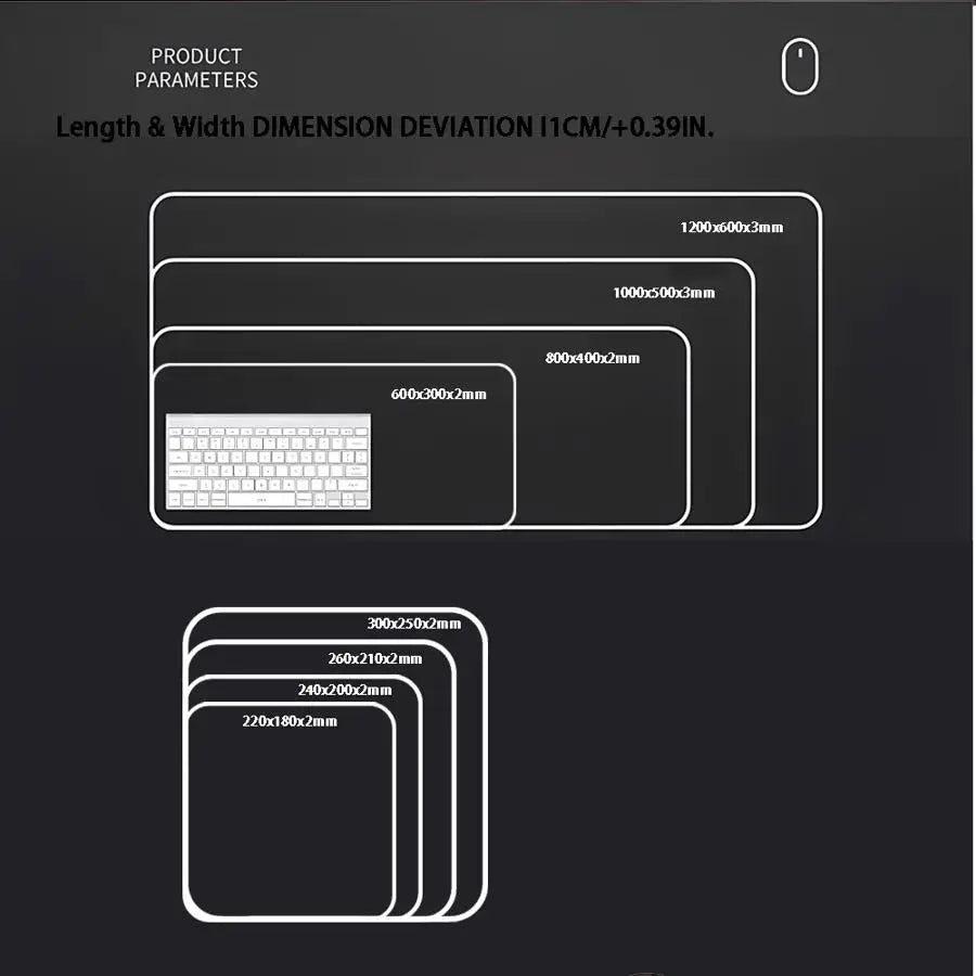 Red Gear Mechanism Anti slip Mouse Pad Computer Laptop Pad Game Console Pad Keyboard Mouse Pad Desk accessories office Pad