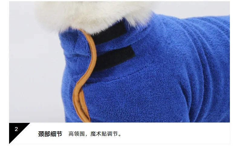 New Dog Bathrobe Absorbent Pet Quick Drying Bath Towel Dog Bath Towel Large Small Dogs Clean Absorbent Bathrobe Cat Pet Products