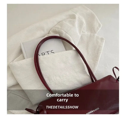 New Solid Color Women's Handbag Soft Pu with Knot Shoulder Bag Underarm Bag Lady Designer Bags Luxury Bolsa Feminina handbags