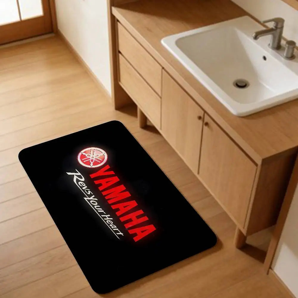 Motorcycle Classic Logo Y-YamahaS Door Mat Nordic Style Bedroom Living Room Doormat Home Balcony Anti-Slip Alfombra