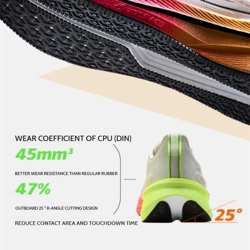 Xtep 2000km 3.0 Running Shoes For Women 2025 Spring Sneakers Cushioning Training Jogging Wear-Resistant Lightweight 875118110034