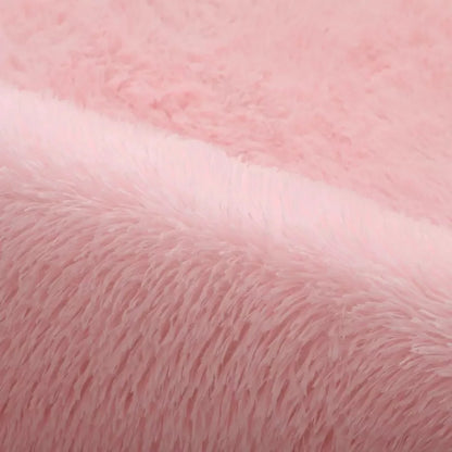 White Fluffy Hall Carpet Modern Living Room Bedroom Home Decor Large Mats Thickened Non-Slip Girl Children's Room Pink Furry Rug
