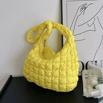 Cloud Crossbody Bag Soft Dumpling Tote Bag Fashion Satchel Bag Large Capacity Sling Bag Solis Color Casual Bags