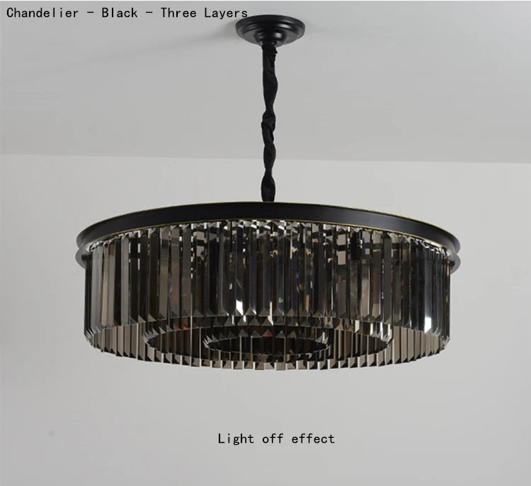 Nordic Designer Luxury Ceiling Chandeliers Modern LED Crystal Pendant Lights for Bedroom Living Room Light Fixtures