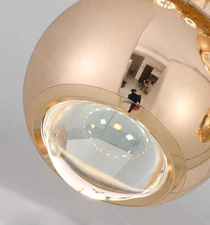 Modern Home Decor LED Lights Pendant Light Lamps for Staircase Chandeliers for Living Room Hanging Light Indoor Lighting