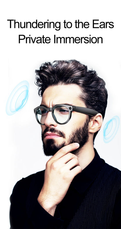 2026 New AI Smart Glasses 8MP Camera 1080P Video Shooting Real-time Translation SI BT Call Music Play Voice Recording Sunglasses