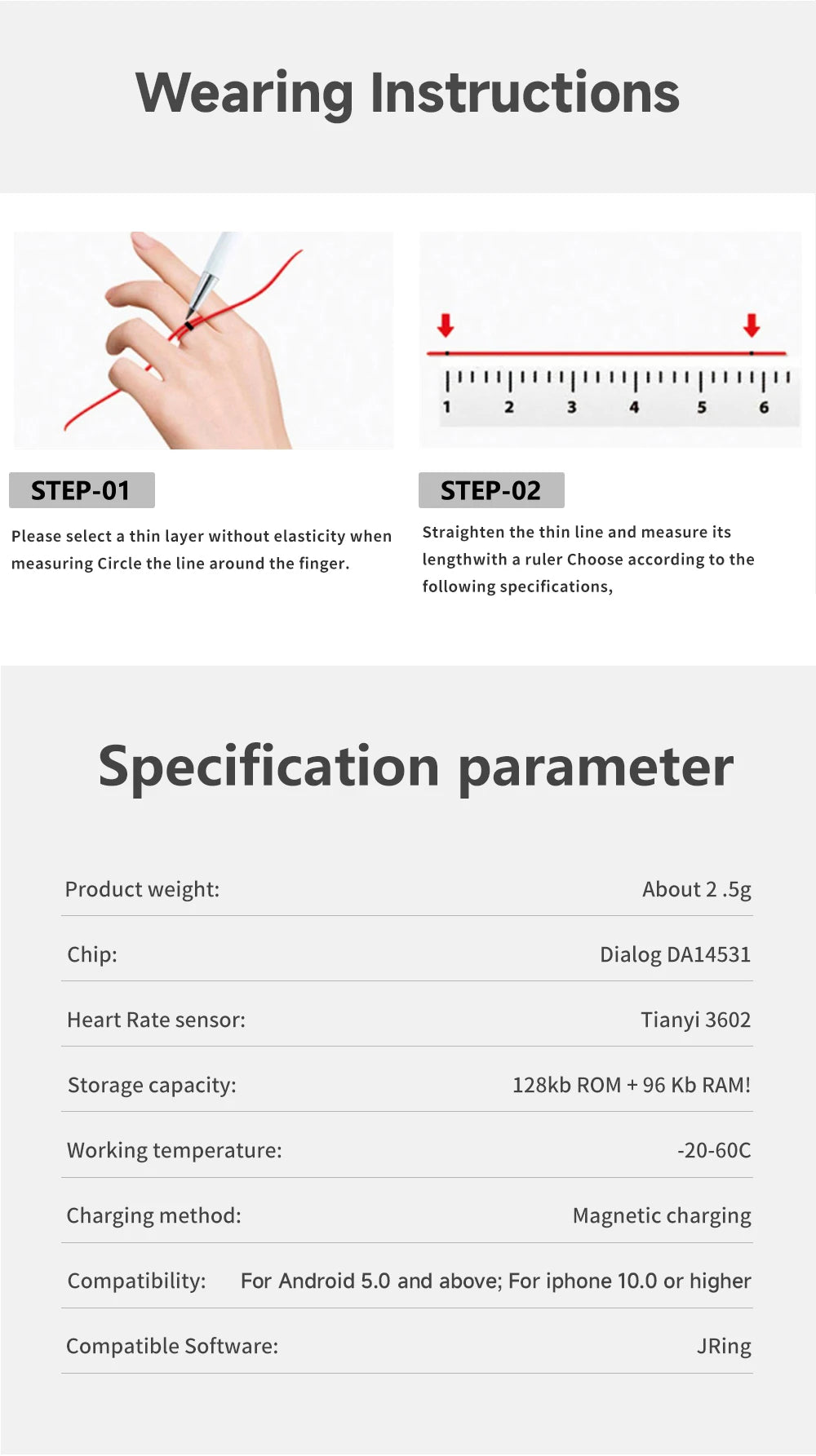 2026 New IP68 Waterproof Smart Rings for Android iOS Heart Rate Blood Pressure Sleep Monitoring Motion Tracking  Men Women Gift
