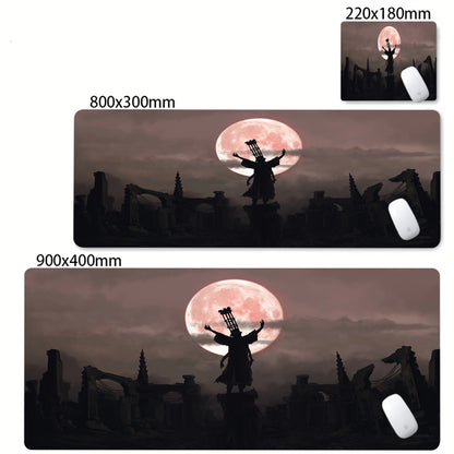 HD Printing Bloodborne Large Size Pc Mousepad Game Decoration Computer Non-slip Rubber Mouse Pad Office Keyboard Desk Mat Carpet