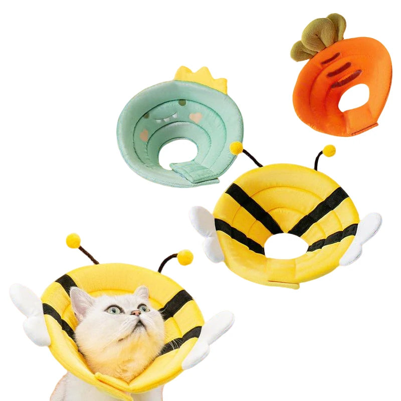Soft Elizabeth Recovery Collar for Cats Dogs - Anti-Lick Bite Protection Cone Adjustable Pet Post-Surgery Neck Cover Wholesale
