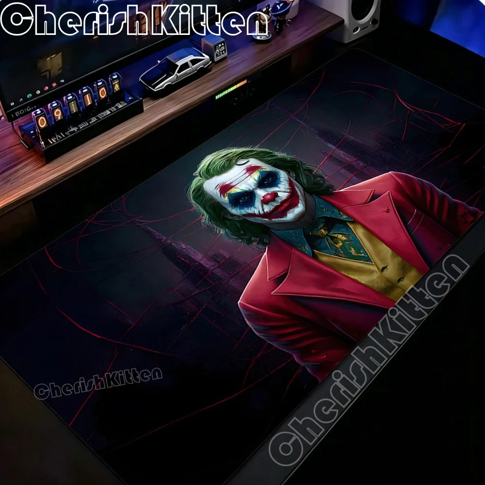Joker Mouse pad Desk interior Computer Gamers Locking Edge Non-slip Mouse Pads XXL 40x90cm Keyboard PC accessories Desk mat