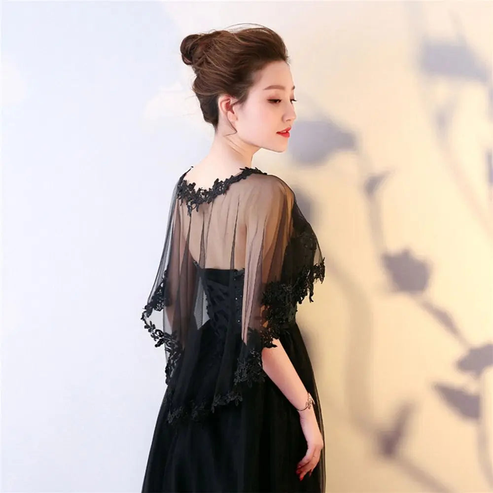 Summer Casual Party Evening Dress Shawl Elegant Lace Shawl Wedding Cape