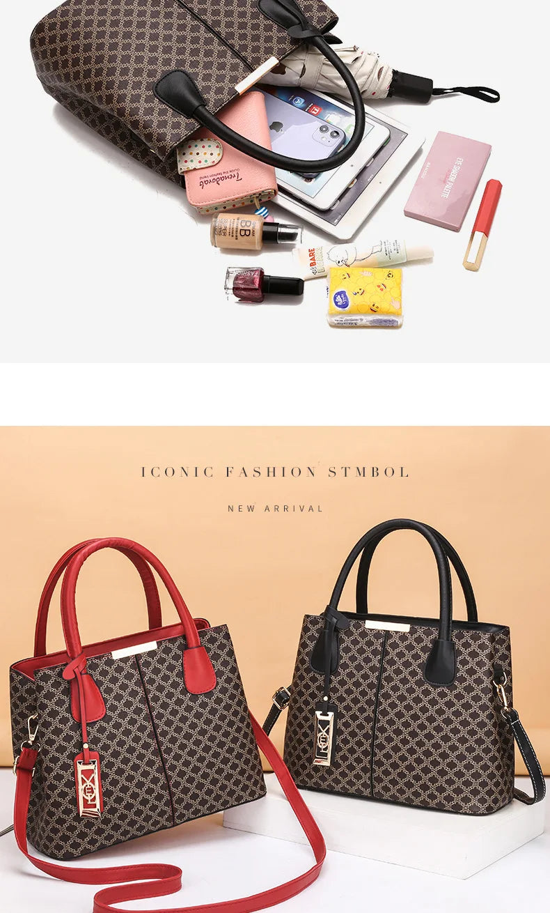 High Quality Ladies Shoulder Bag Women Handbag Designer Large Capacity Printing Women's Shopping Messenger Bags Bolso Mujer