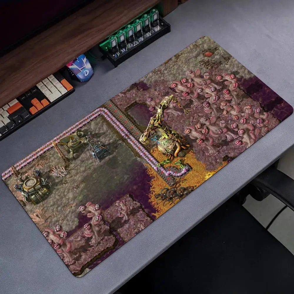 Factorio Mouse Pad Popular Large Gamer XXL KeyboardMat Oni MouseMat 900X400MM Rubber Desk Mat Gaming Mousepad