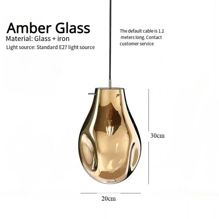 2026 Nordic Pocket Glass Chandelier Table Dining Kitchen Island Pendant Lights Minimalist Decor Lighting Suspension Design Fixtu