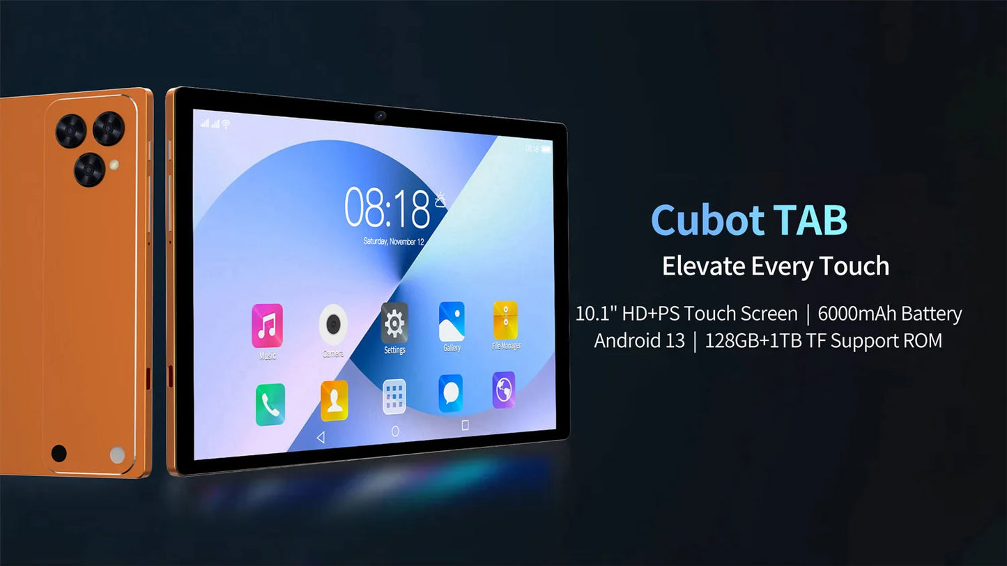 BDF-i17 Phone Tablets 10.1 Inch Octa Core 6GB RAM 128GB ROM Dual SIM Cards Call WiFi Bluetooth Google Play Tablet PC Android 13