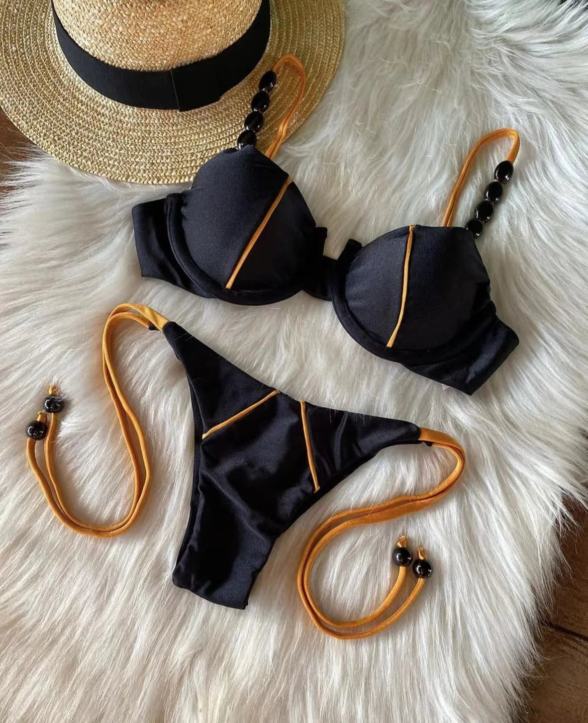 RUOTONGSEPT New Sexy Push up Bikini Set Swimsuit Women's low-waist Swimwear For Female Two Piece Beachwear 2023 Bathing Suit