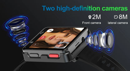 S222 4G Smart Watch Android 11 MTK6761 Quad Core 4GB Ram 64GB Rom Dual Cameras 2.64" Large Screen Detachable WIFI GPS Smartwatch