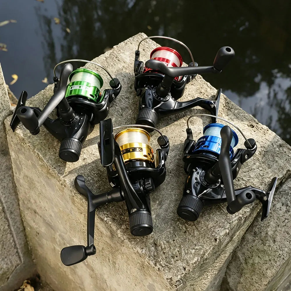 FTK FK3000 Spinning Reel Bite Alarm 10KG Drag 12BB 5.2:1 Rear Drag Fishing Wheel
