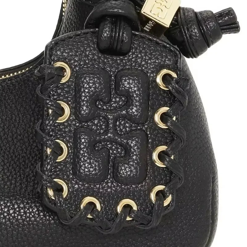 Designer Luxury Hobo Bag Women Faux Grained Leather Mirror Hangtag High Quality Handbag 2026 Trend Twisted Knot Crossbody Bag